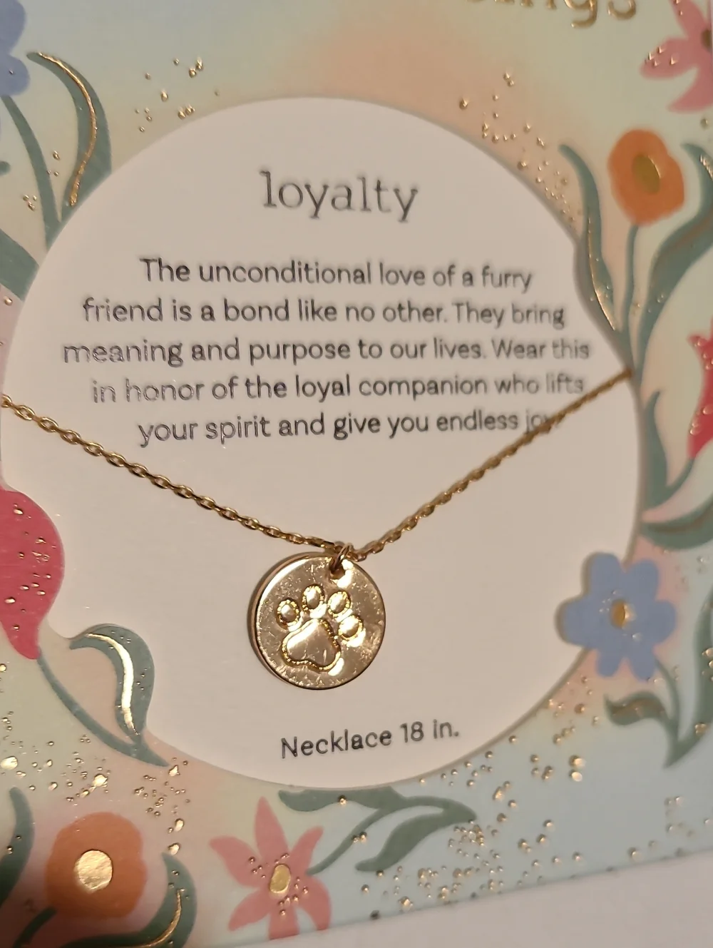 Bright Blessings Dog Paw Pendant Necklaces Bundle Of 3, Loyalty, 18 Inch Lover